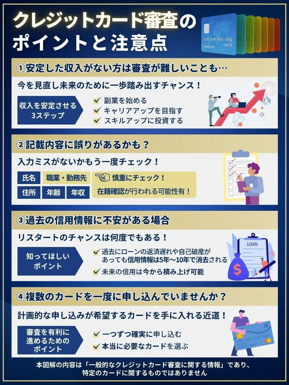 アメックスゴールドプリファードの審査時のポイントと注意点