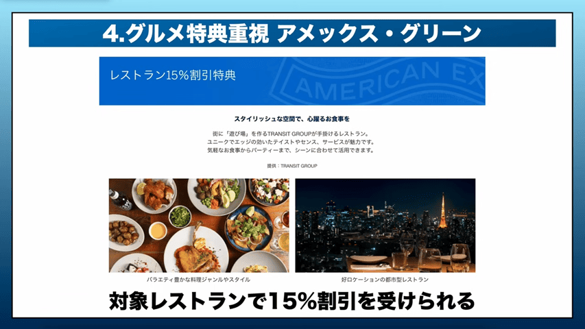 AMEXグリーン