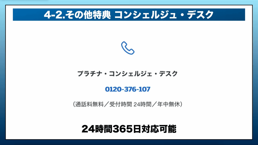 コンシェルジュデスク