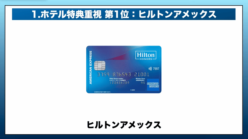ヒルトンアメックス