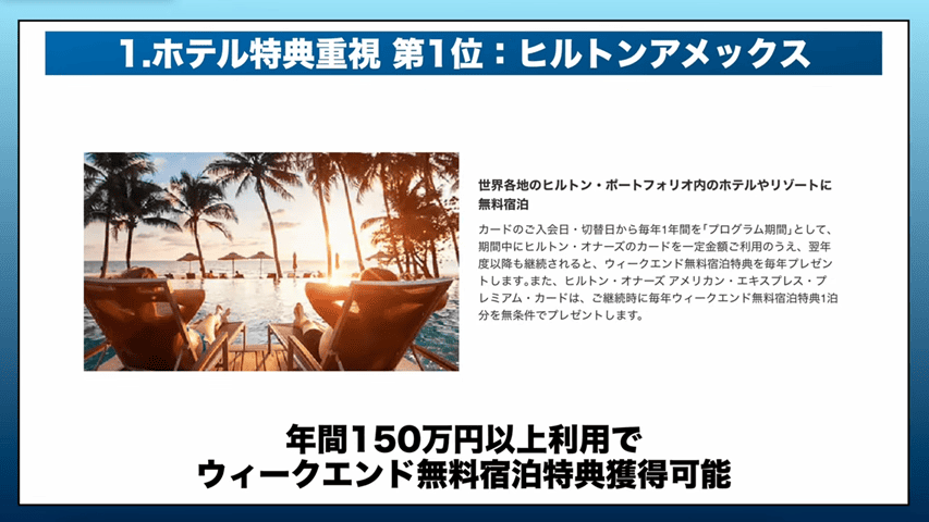 ヒルトンアメックス